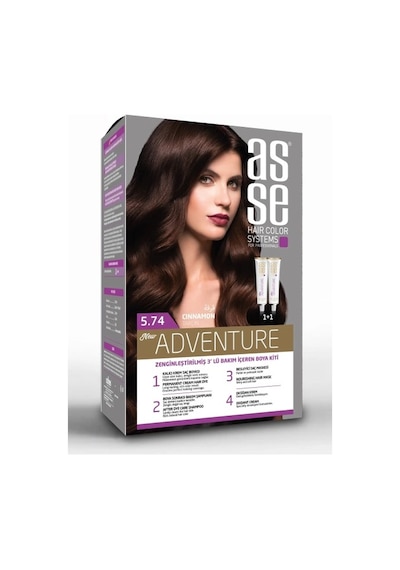 Asse Adventure Saç Boyası 5.74 Tarçın