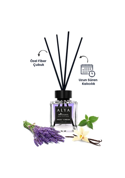 Alya Nature's Scents Angel's Dream + Bubble Gum + Gardenia Bambu Çubuklu Oda Kokusu 3 x 100 ML