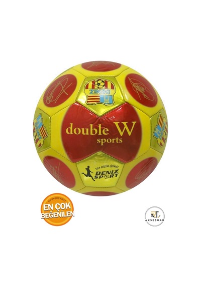 Futbol Topu - Parlak Yüzeyli Kaliteli Parlak Futbol Topu