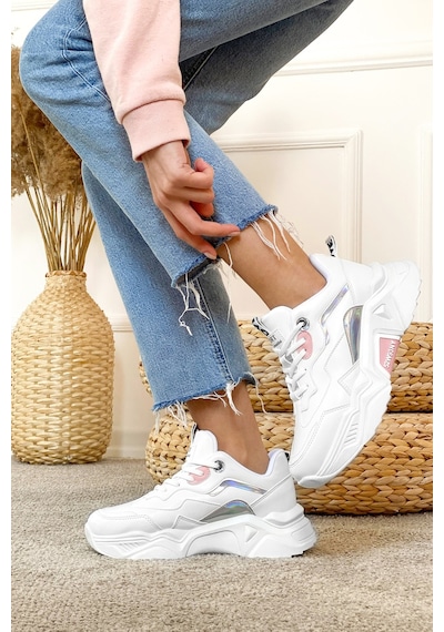 Dark Seer Ds.pmd239k2110 Sneaker 2025 Kadın Beyaz-pudra
