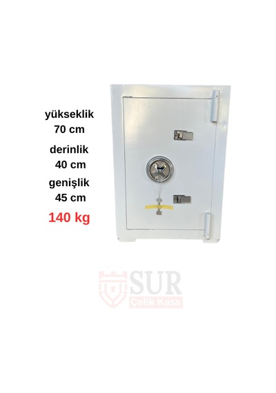 Sur Çelik Para Kasaları 70 Cm 140 Kg Yangına Dayanıklı