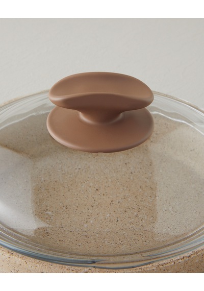 Mocha Mini Granit Tencere 22 Cm Kahverengi