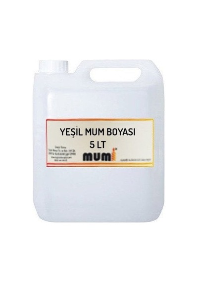 Sıvı Mum Boyası Yeşil 5 Litre