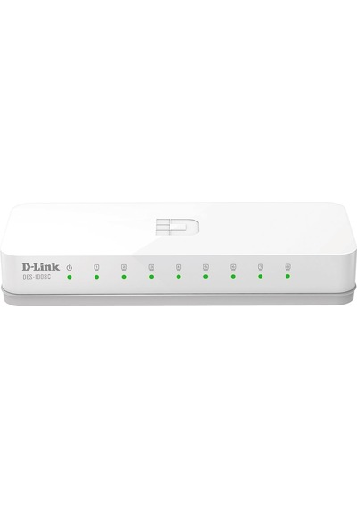 Switch D Link Des 1008C 8X10/100 L2 Tak Calıstır Plastık