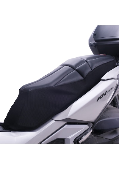 GP Kompozit Honda ADV 350 2023-2025 Uyumlu Fileli Motosiklet Konfor Sele Kılıfı Siyah