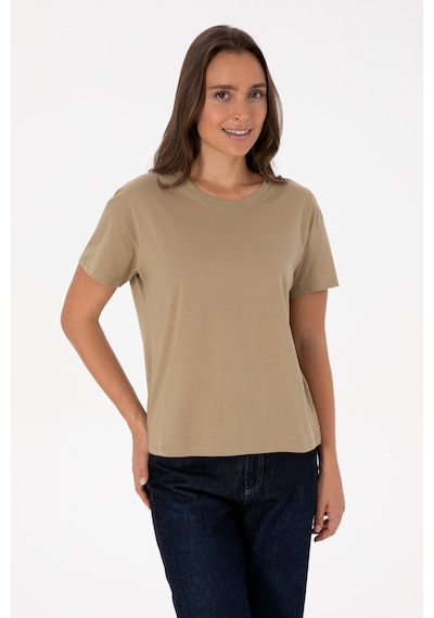U.S. Polo Assn. U.s. Polo Assn. Kadın Haki Tişört 50320031-vr027