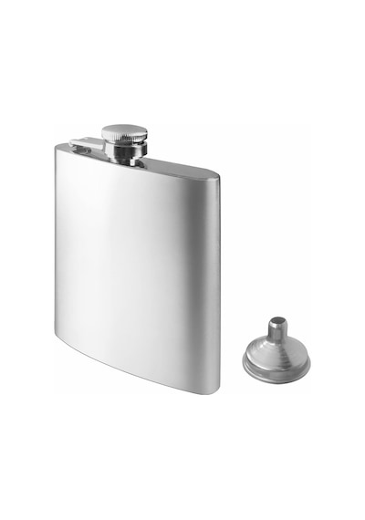 Perlotus 5 Oz- 150 Cc Hunili Cep Tipi Vidalı Kapaklı Çelik Viski İçki Matarası