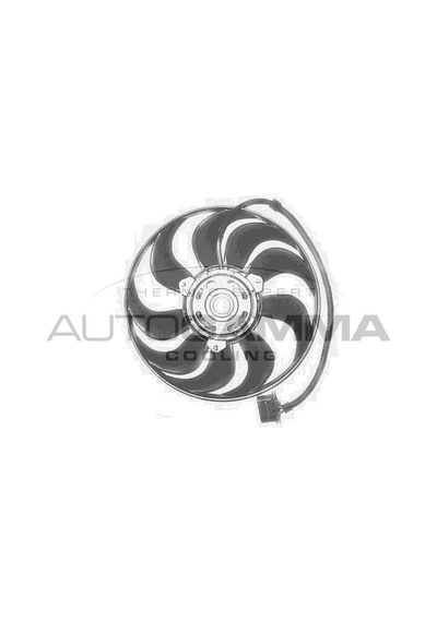 Volkswagen Fox Polo 2000- Fan Motoru Davlumbazsiz 290 Mm 3 Fıs 9 Kanat 1j0959455n Deye