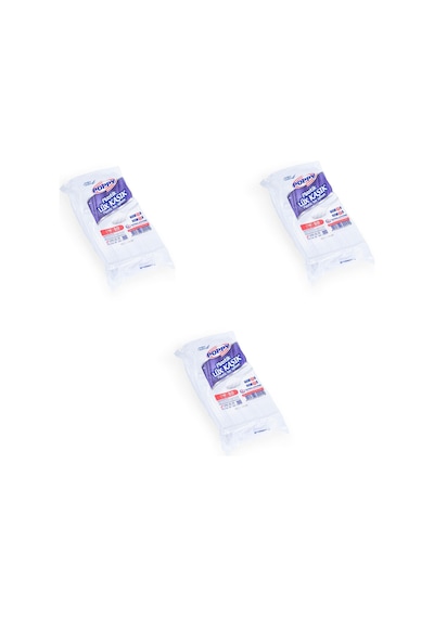 Poppy Plastik Lüx Şeffaf Kaşık - 18 Cm. - 3.2 Gr. - 50 Adetlik 3 Paket Şeffaf