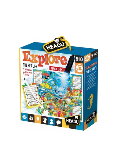 Headu 70 Parça Denizi Keşfedin Sihirli Fenerli - Puzzle