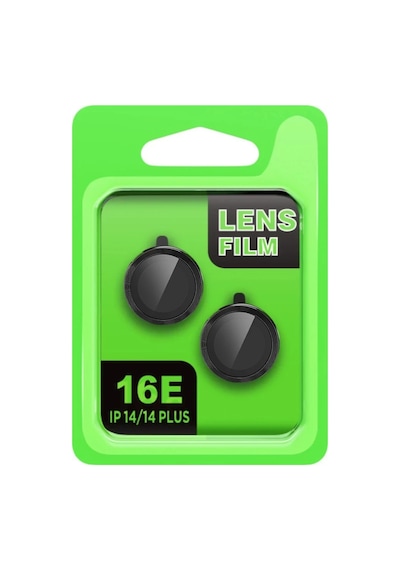 Apple İphone 16e Raze Metal Kamera Lens - Siyah -