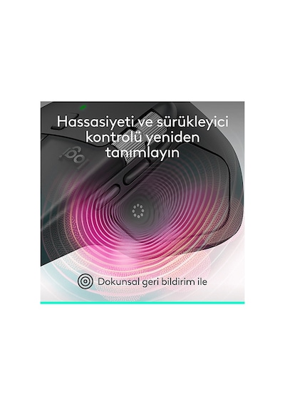 Logıtech Mx Master 4 Bluetooth Mouse Grafit + Koruma Kılıfı