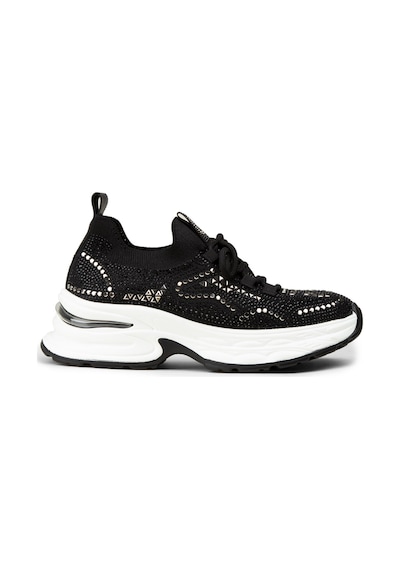 Deery Kadın Siyah Taş Detaylı Sneaker Ayakkabı - 26303zsyhp01 Siyah