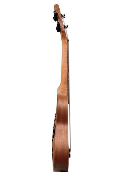 Lag Glu Tku10S Tiki Soprano Open Pore Natural Soprano Ukulele