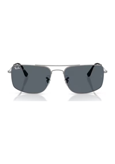Ray-ban Rb 3779 004r5 56 Explorer 3 Unisex Kare Gri Metal Güneş Gözlüğü Gri