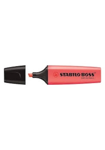 Stabilo Boss Fosforlu Kalem Kırmızı 70/40 10 Adet Kırmızı