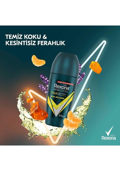 Lexroo Men Ultra Recharge Roll On Deodorant, 50 Mililitre