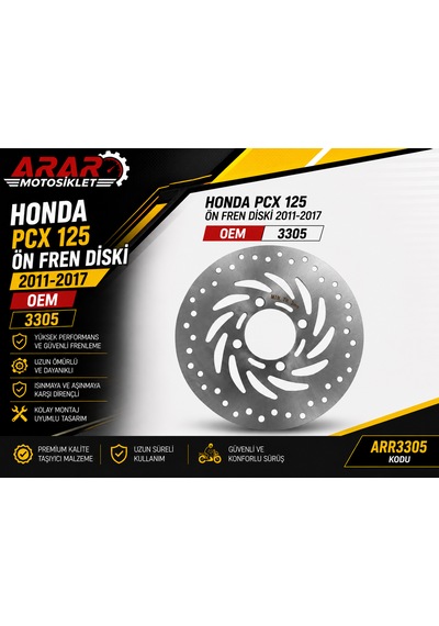 Honda Pcx 125 Ön Fren Diski 2011-2017 -3305