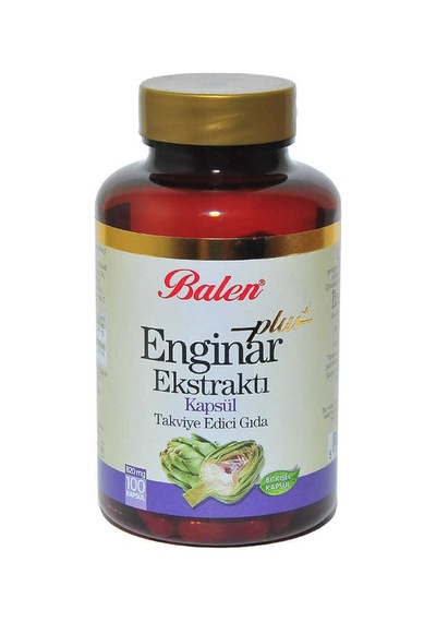 Enginar Ekstraktı Plus+ 100 Kapsül