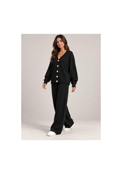 Velora Grup Triko 2'li Takım Oversize Siyah - 938221605 Siyah