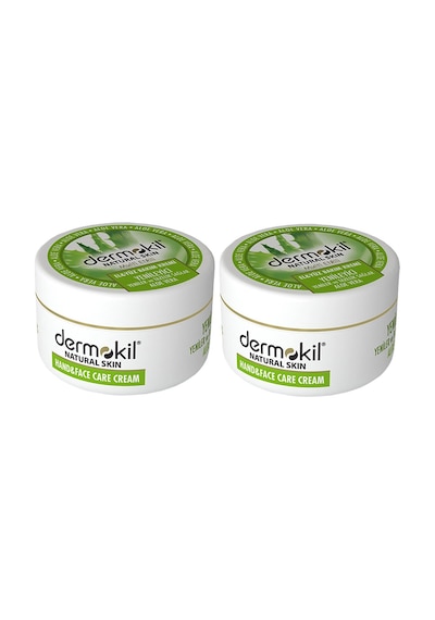 Dermokil Yüz, Vücut ve Doğal El Kremi AloeVera 300 ml x 2 Adet