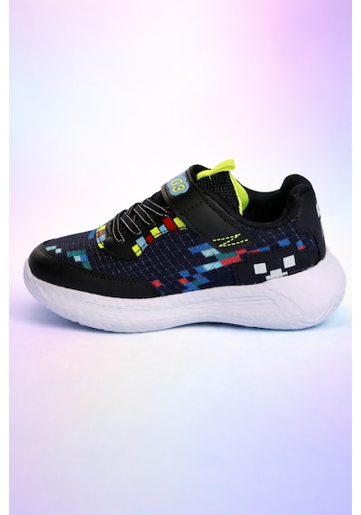 Prokids Minecraft Temalı Siyah Erkek Çocuk Spor Ayakkabı Cırt Cırtlı Günlük Kaliteli Şık Sneaker Prokids Minecraft Temalı Siyah Erkek Çocuk Spor Ayakkabı Cırt Cırtlı Günlük Kaliteli Şık Sneaker