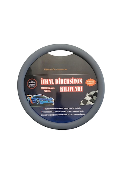 Silikon Direksiyon Kılıfı Gri Gri