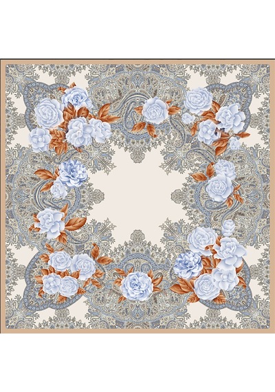 Deserto Fashion 2026 Avantgarde Serisi Çift Taraflı İpek Twill Eşarp 90x90 Altın