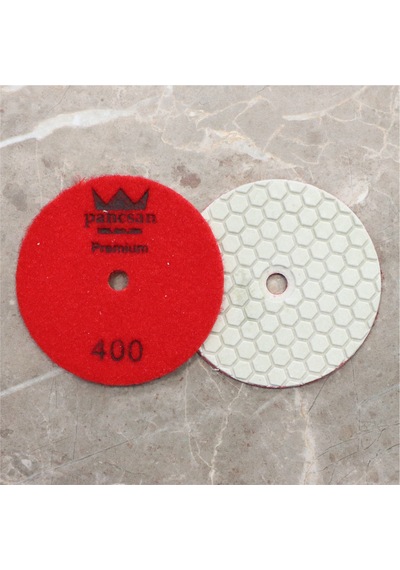 Pancsan - Kuru Esnek Parlatma 400 Ped Leri 100 Mm Elmas Porselen , Granit , Mermer , Çimstone , Seramik