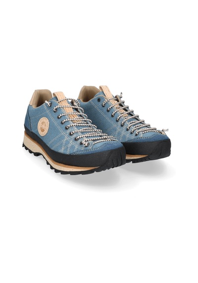 Lomer Italy Bio Naturale Canvas Vibram Full Çarşaklı Kadın Ayakkabı Jeans Mavi Açık Mavi