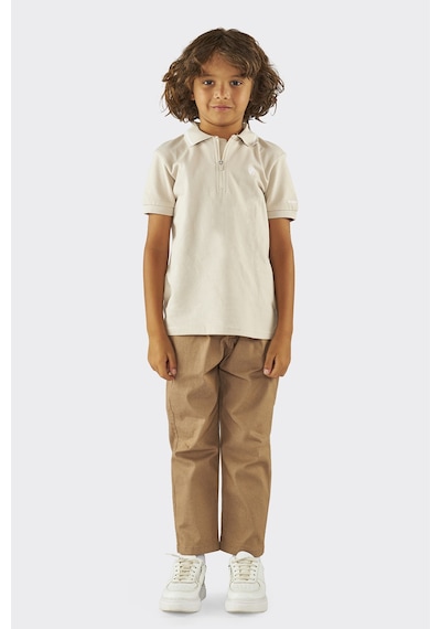 Erkek Çocuk Bej Polo Yaka Tişört Çok Renkli 2311BK05076