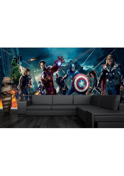 Avengers Çocuk Odası Duvar Kağıdı (397455257)