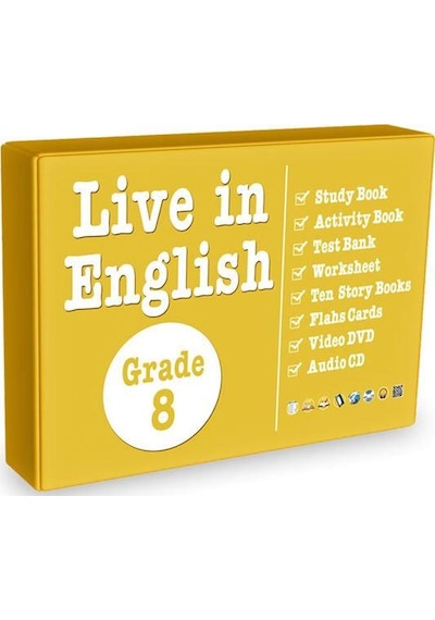 8. Sınıf İngilizce Öğrenme Seti Live in English