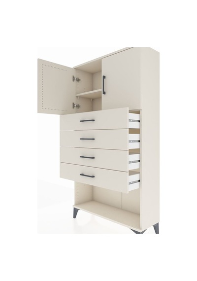 Arges Dolap 2 Raflı 4 Çekmeceli 2 Kapaklı 88x30x163 Aytaşı-ay... Aytaşı Arges Dolap 2 Raflı 4 Çekmeceli 2 Kapaklı 88x30x163 Aytaşı-ay... Aytaşı