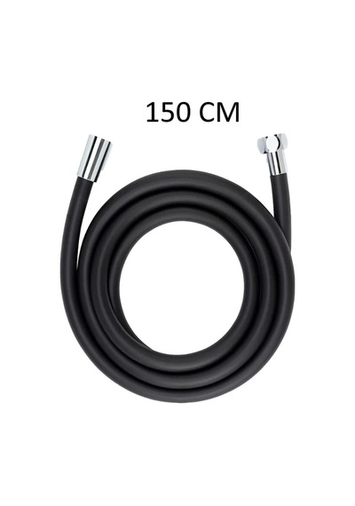 Siyah Pvc Duş Hortumu 150 Cm
