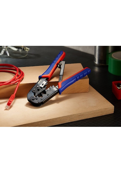 Knipex Sıkma Pensesi, Western Tıpalar İçin, Parlatılmış, Çok Bileşenli Manşonlu 190 Mm 97 51 10