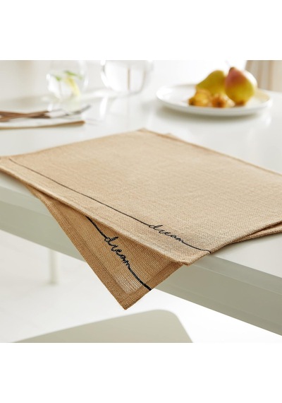 Ocean Home Textile 6'li Dream Jüt Amerikan Servis Seti 45 X 35 Cm Genel