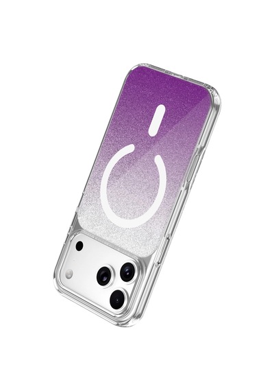 Onegif Apple iPhone Uyumlu 17 Pro Sora Simli Magsafe Kapak - Mor Çr