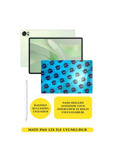 Huawei Matepad 12x Nano Ekran Koruyucu Darbeye Tam Dayanıklı Esnek Nano 9h Şeffaf
