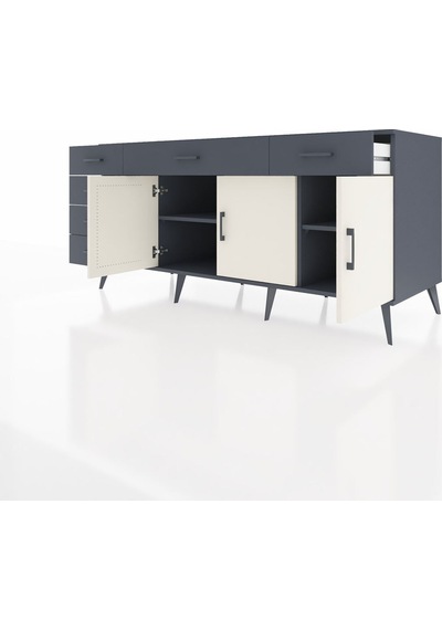 Kronos Konsol 2 Raflı 6 Çekmeceli 3 Kapaklı 176x59x83 Antrasit-aytaşı/antrasit Aytaşı/antrasit Kronos Konsol 2 Raflı 6 Çekmeceli 3 Kapaklı 176x59x83 Antrasit-aytaşı/antrasit Aytaşı/antrasit