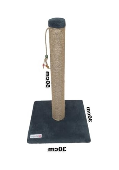 52 Cm Antrasit Renk Kedi Tırmalama Tahtası