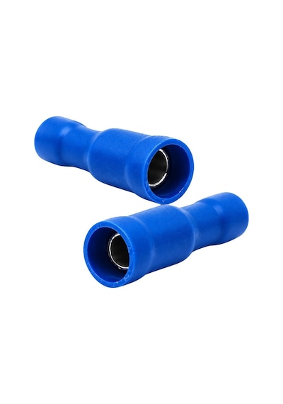 Powermaster Pm-39054 1,5-2,5mm2 Kesit 24x7x5mm Soket Mavi İzoleli Kablo Pabucu 100'lü Paket