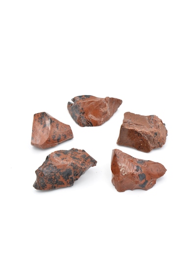Hakiki Doğal Mahogany Obsidyen Taşı Kaya Parçası