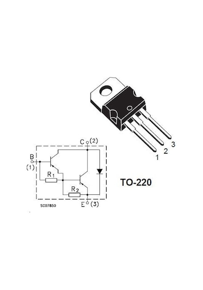 Bdx53C - To220 Npn Transistör