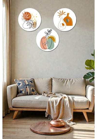 Boho Sanatı Mdf Ahşap Duvar Tablosu, Salon, Yatak Odası, Ofis Dekoratif Süs
