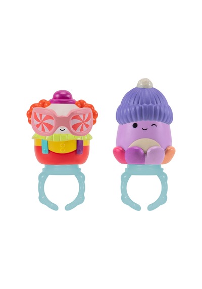 Squish-a-longs 8 Figür + Yüzük Set Seri 1 Al0082