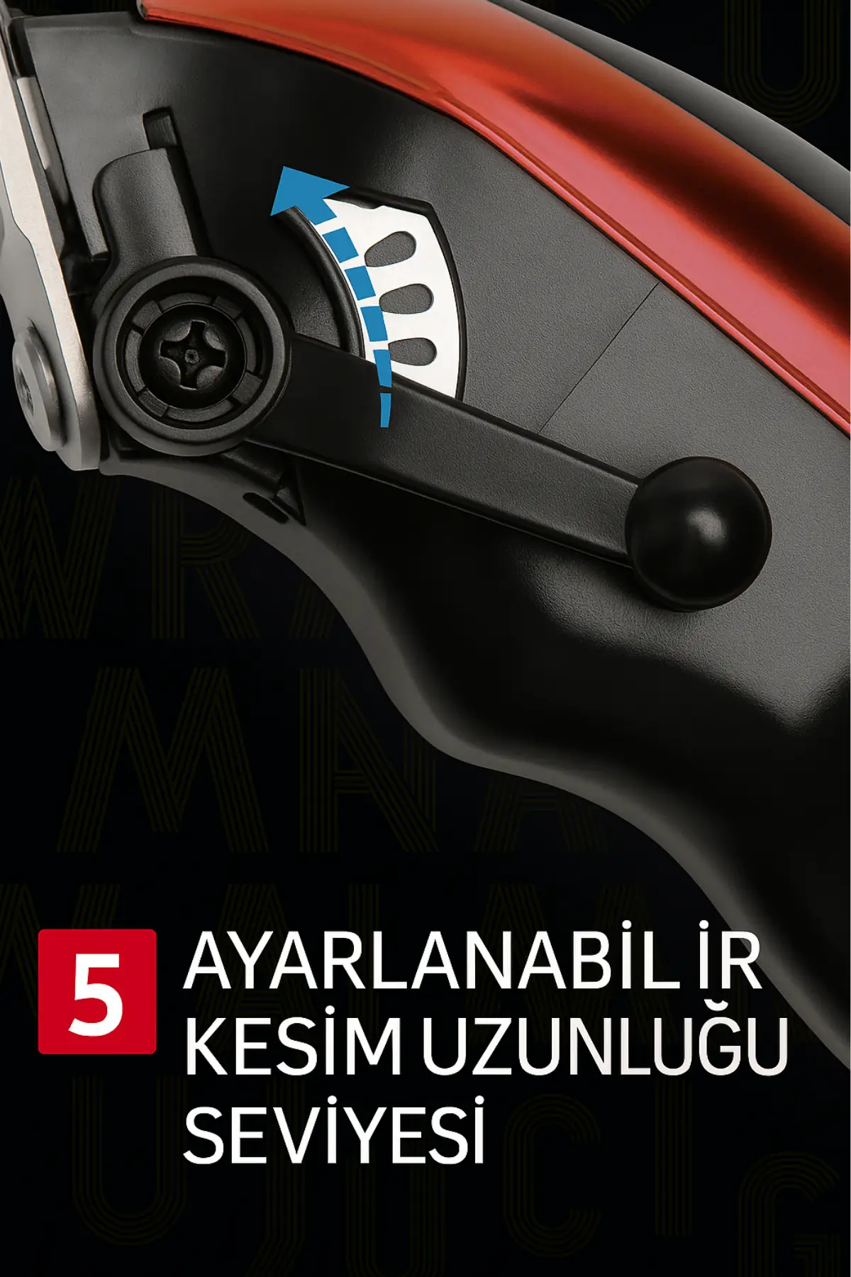 Wmark Ng-9006 Şarjlı Saç Kesme Makinesi Turuncu Akıllı Güç Yönetimi, Led Gösterge 3 saat