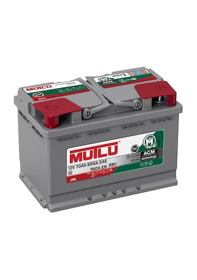 Mutlu Agm Start-stop 12 V 70 Ah 760 En Akü