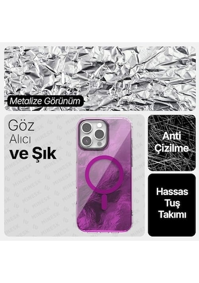 İphone 15 Plus Ve 14 Plus İçin Shinemag Serisi Magsafe İle Uyumlu Göz Alıcı Ve Şık Metalize Arka Tasarım Yüksek Kalite Materyal Premium Hybrid Kılıf Kapak Pembe, 15 Plus/14 Plus 50 x 22 İphone 15 Plus Ve 14 Plus İçin Shinemag Serisi Magsafe İle Uyumlu Göz Alıcı Ve Şık Metalize Arka Tasarım Yüksek Kalite Materyal Premium Hybrid Kılıf Kapak Pembe, 15 Plus/14 Plus 50 x 22