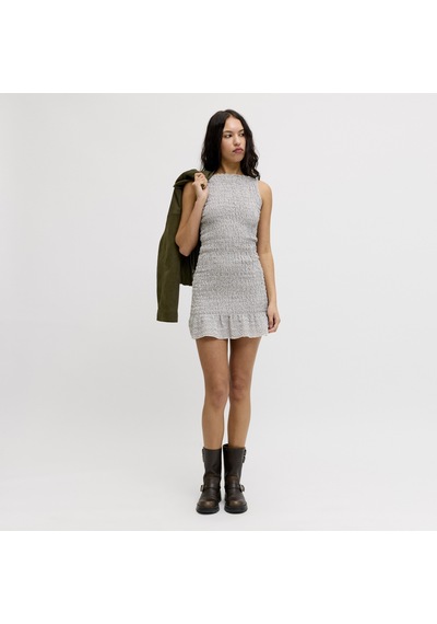 Jack & Jones Kadin Kayik Yaka Mini Elbise - Celina - 12294446 Bright White